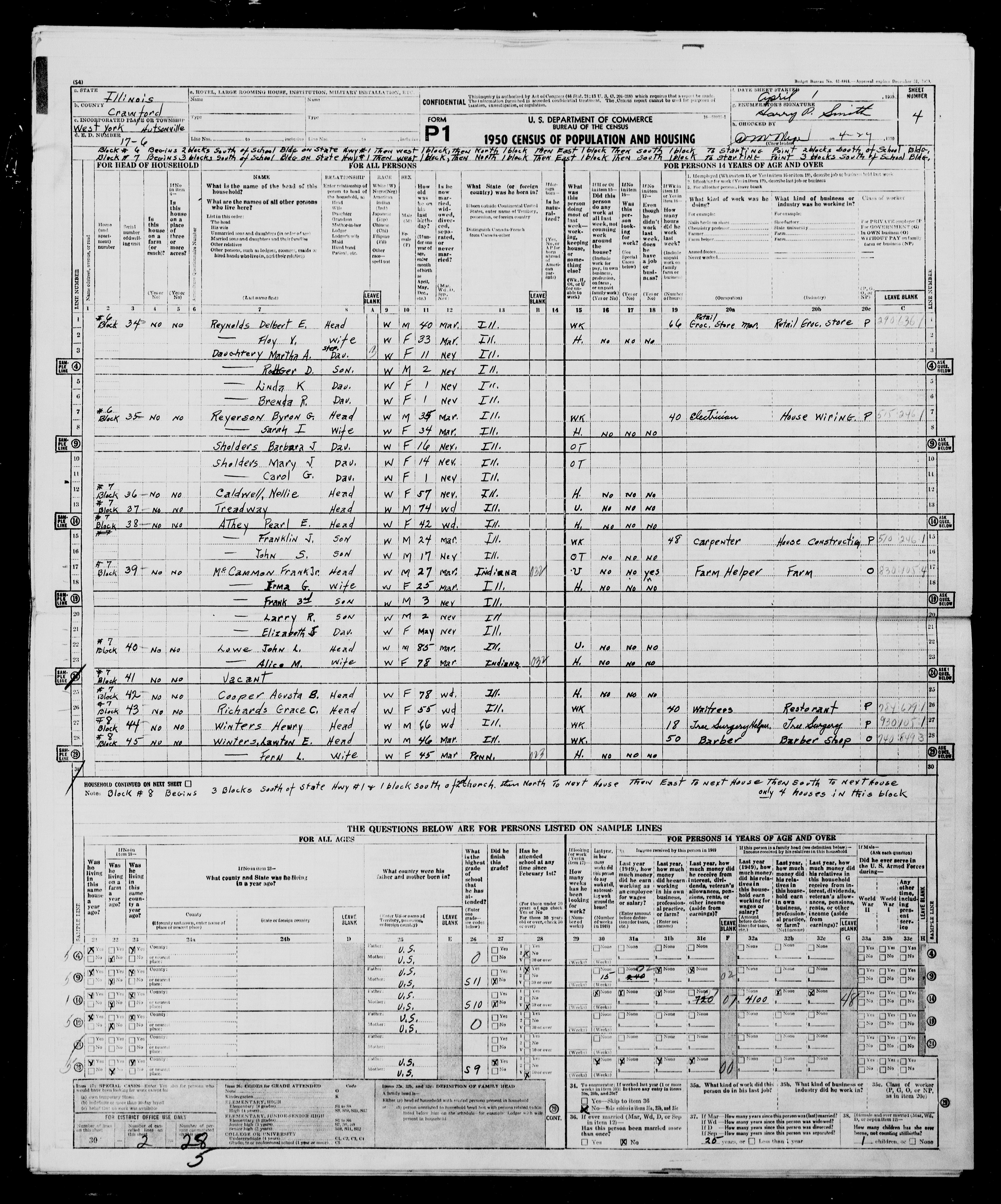 scanned record